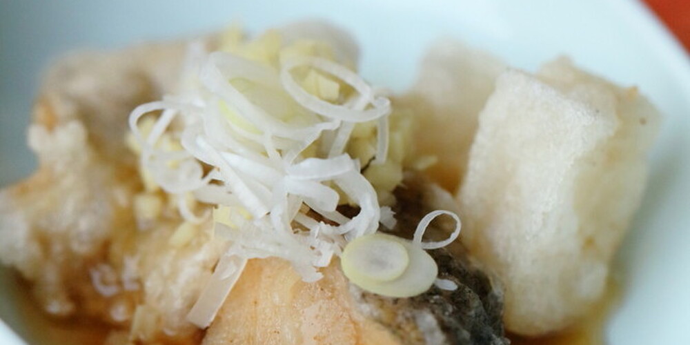 鱈と揚げもちの生姜風味あんかけ｜管理栄養士監修レシピ｜おいしい健康