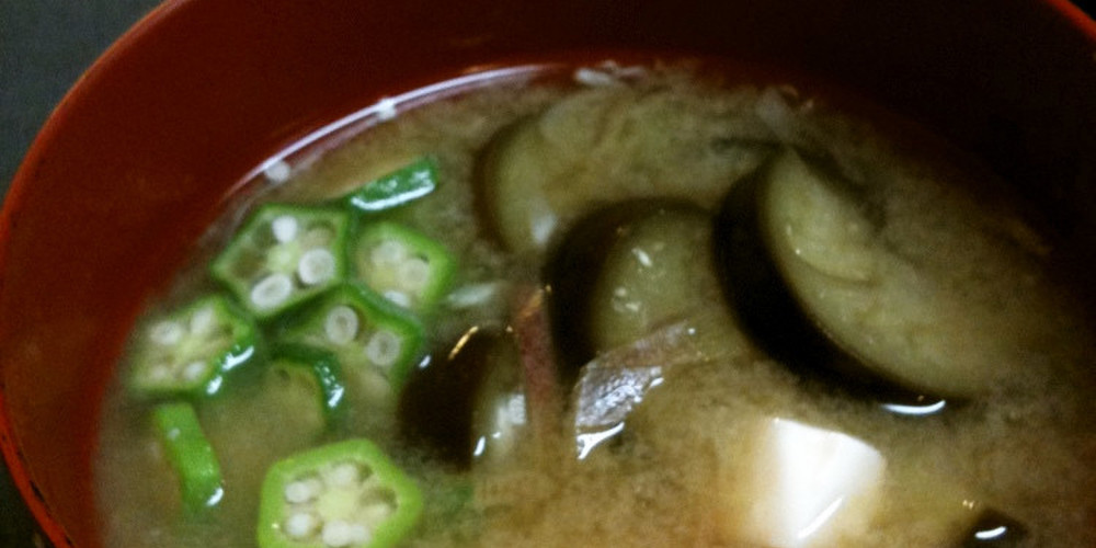 手作りの味噌汁　沙優　SP 夏野菜のごま味噌汁】旬の食材をお味噌汁で♪ | レシピサイトNadia