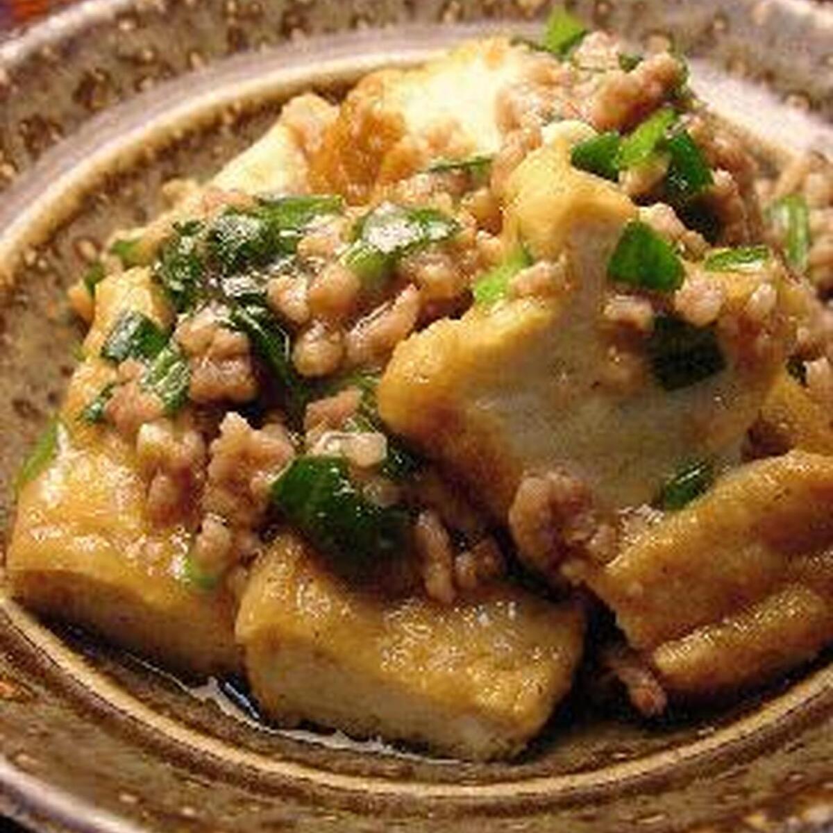 厚 揚げ 麻 婆 豆腐