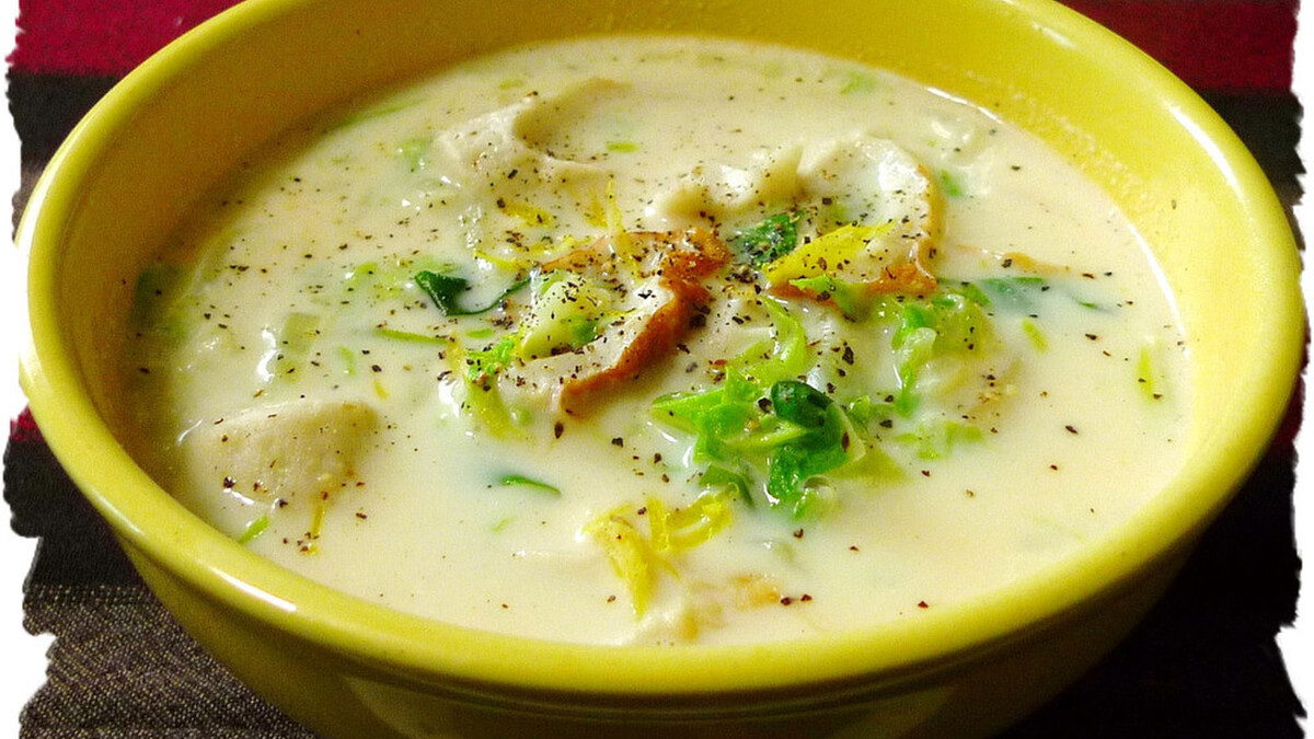 白菜 ミルク スープ
