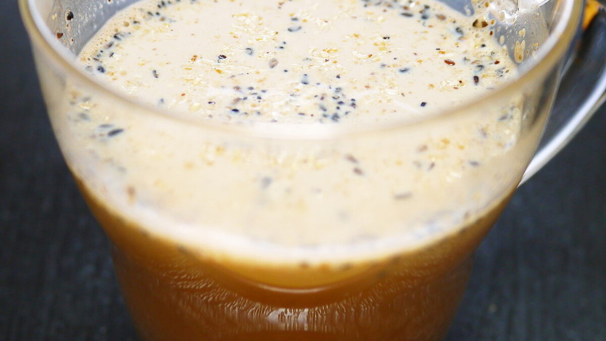 薬膳ドリンク 黒胡麻きな粉生姜豆乳ココア｜管理栄養士監修レシピ