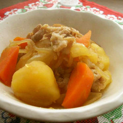 圧力鍋で作る 豚肉じゃが