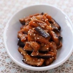 電子レンジで簡単 韓国風蒸しナス