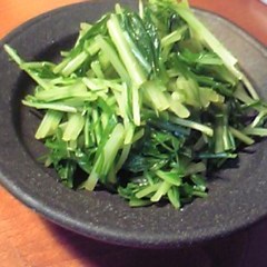 ピリッとおいしい 水菜のおひたし