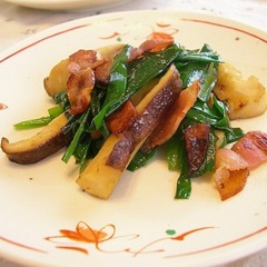 ニラの柚子胡椒炒め