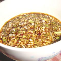 湯豆腐に 簡単 ねぎ醤油のタレ