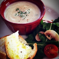 きのことじゃがいものポタージュ