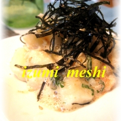 長いもをタラコマヨで