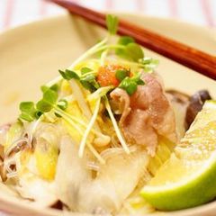 あったか 白菜と春雨の重ね蒸し