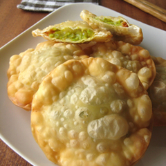 そら豆の春色サモサ