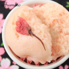 ふわふわ桜蒸しパン