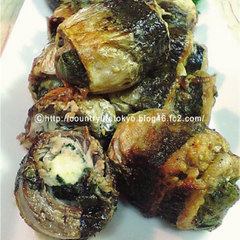 とろーり イワシのチーズ巻き焼き