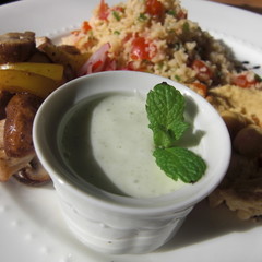 インドの味　ミント入りのヨーグルトソース