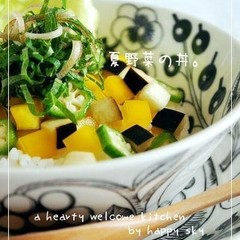 夏野菜の丼