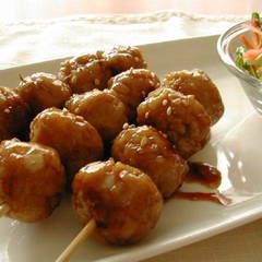 ゆずの香りの鶏つくね焼き