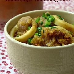 いか飯風 里芋といかの炊き込みご飯