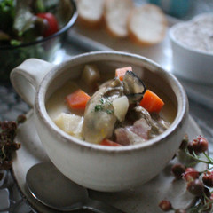 牡蠣のチャウダー