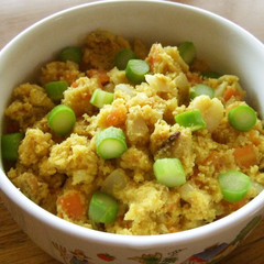 卯の花と野菜の炒り煮 カレー風味