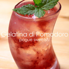 トマトとソーダのとろとろ2層ジュレ