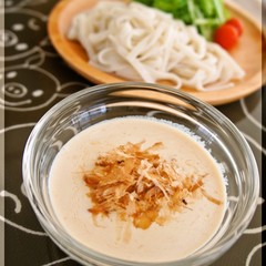 素麺・うどんに基本の豆乳味噌だれ