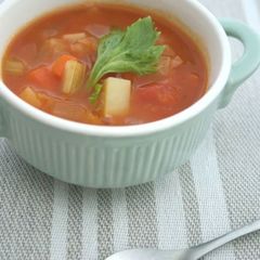 無水で作る 食べるミネストローネ