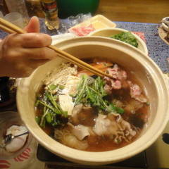 大人のピリ辛クレソン鍋