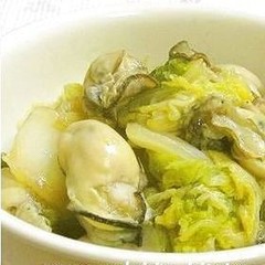 簡単 かきと白菜の和風煮