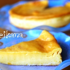 ホットケーキミックスで 濃厚かぼちゃプリンケーキ