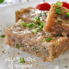 マグロとツナのパテ テリーヌ風