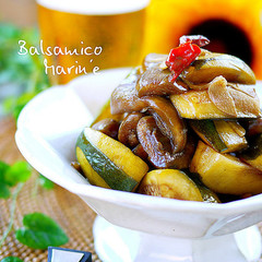 ズッキーニと茄子のアンチョビバルサミコ酢