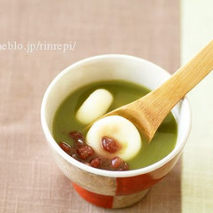 米粉白玉抹茶ぜんざい