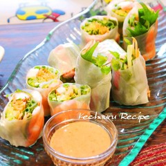 ごまとヨーグルトを使った生春巻きのタレ