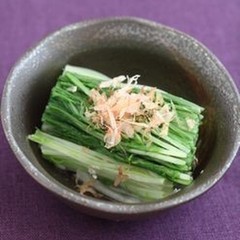 シャキシャキ水菜のおひたし