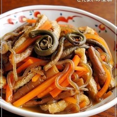 我が家の常備菜３ ぜんまいの煮物