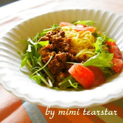 カレー風味のジャージャー麺