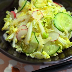 シャキシャキ食感を楽しもう 白菜サラダ