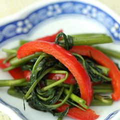 空芯菜ソテー✡エスニック風味