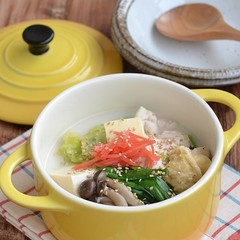 とろっとろむね肉のスタミナとんこつ風鍋