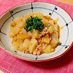 簡単 塩麹で麻婆大根