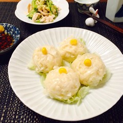 豆腐と鶏ひき肉シュウマイ