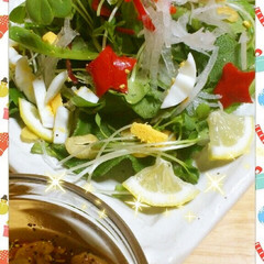 簡単♪にんにくレモンドレッシング