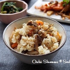 味付け不要 ツナと塩昆布の炊き込みご飯