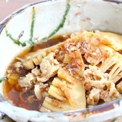 たけのこと豚肉のコク旨煮