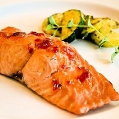 鮭のスイートチリロースト