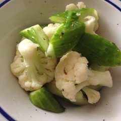 カリフラワーの中華マリネ