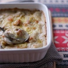 鶏肉とごぼうのグラタン