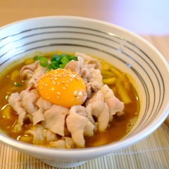 豚しゃぶカレーうどん