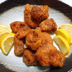 豚ロース肉の竜田揚げ（わさび醤油漬け）