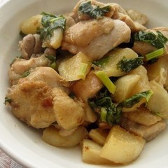 鶏肉とかぶの炒め煮