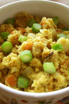 卯の花と野菜の炒り煮 カレー風味